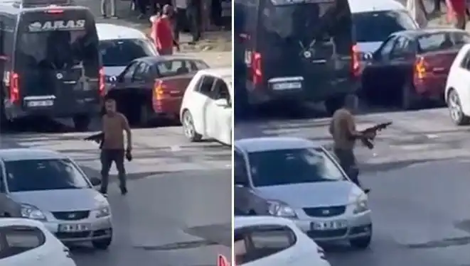 Başakşehir'de Korku Dolu Anlar: Pompalı Tüfekle Sokağa Çıkan Şahıs Yolu Kapattı